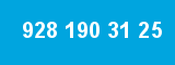 928 190 31 25